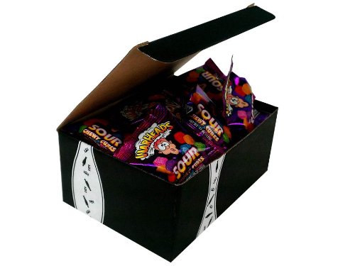 Warheads Sour Chewy Cubes, 2lb Bag In A Gift Box logo
