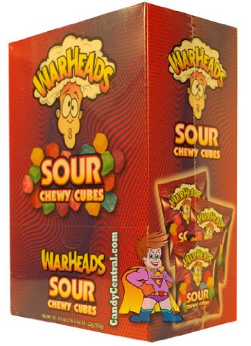 Warheads Sour Chewy Cubes Bulk (42 Ct) logo