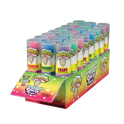 Warheads Super Sour Spray: 24 Count logo