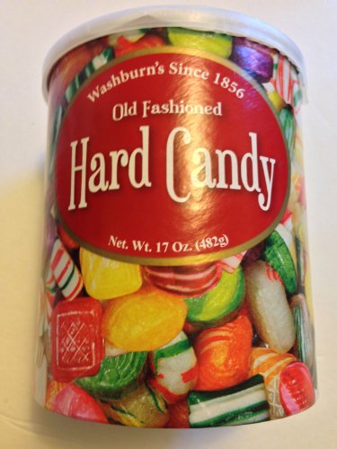 Washburns Old Fashioned Hard Candy 17 Oz Canister logo