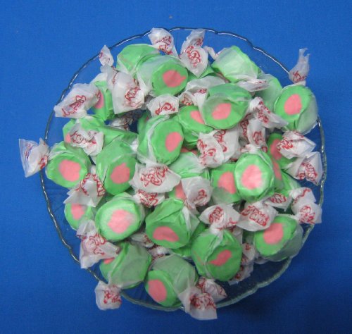 Watermelon Flavored Taffy Town Salt Water Taffy 2 Pound logo