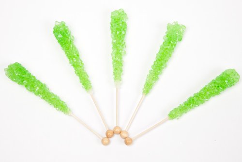 Watermelon Wrapped Rock Candy Sticks (10 Pieces) logo