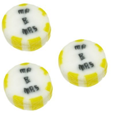 Wedding Accessories and Giftware Mr & Mrs Rock Sweets Gold Pack of 50 (mmrsg) logo