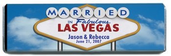 Wedding Chocolate Bars – Vegas Theme With Background logo
