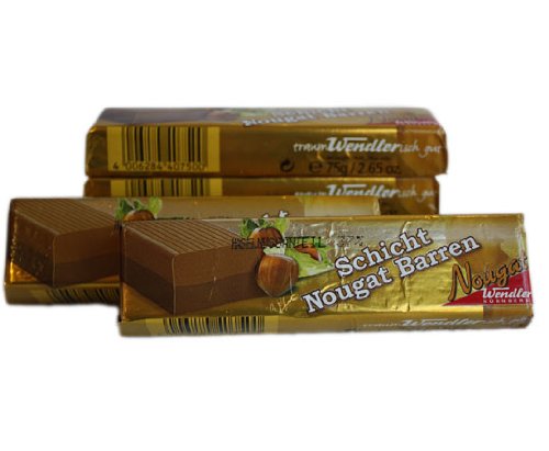 Wendler Chocolate Layer Nougat Bar (75g/ 2.65 Oz) logo