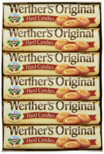 Werther’s Original Hard Candies, 1.8 ounce Rolls (Pack of 24) logo