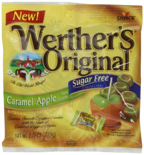 Werther’s Original Sugar Free Caramel, Apple, 2.75 ounce (Pack of 6) logo