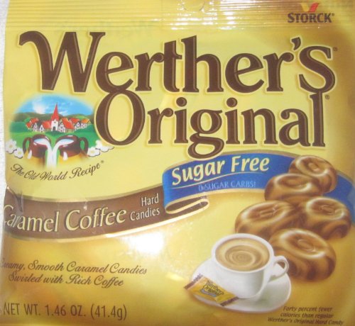 Werther’s Original – Sugar Free – Caramel Coffee Hard Candies (Pack of 3) logo