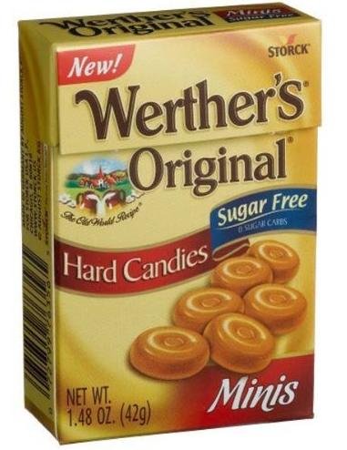 Werther’s Original Sugar Free Hard Candies Minis 1.48 Oz (Pack of 3) logo