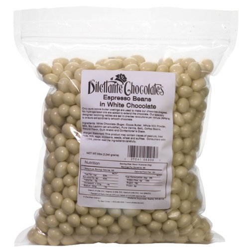 White Chocolate Espresso Beans – 5lb Bulk Bag – Dilettante logo