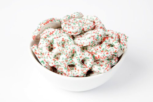 White Christmas Pretzels (10 Pound Case) logo