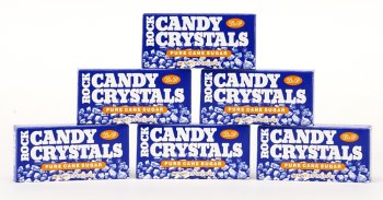 White Rock Candy Crystals, 2.5 Oz Box logo