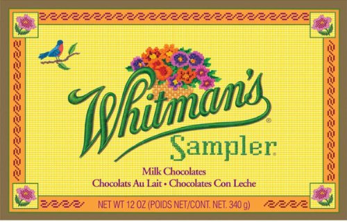 Whitman’s Sampler Milk Chocolate, 12 ounce Box logo