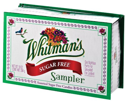 Whitman’s Sugar Free Sampler Assorted Chocolate, 10 ounce Boxes (Pack of 3) logo