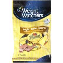 Whitman’s Weight Watchers Milk Chocolate English Toffee Squares logo