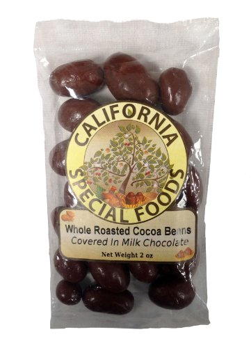 Whole Roasted Cocoa Beans Milk Chocolate Covered (8 2-oz. Bags) logo