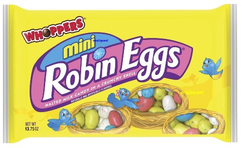 Whoppers Mini Robin Eggs Candy 13.75 ounce Bag logo