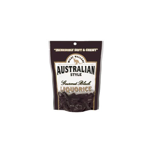 Wiley Wallaby Aussie Style Black Licorice (economy Case Pack) 10 Oz Bag (Pack of 8) logo