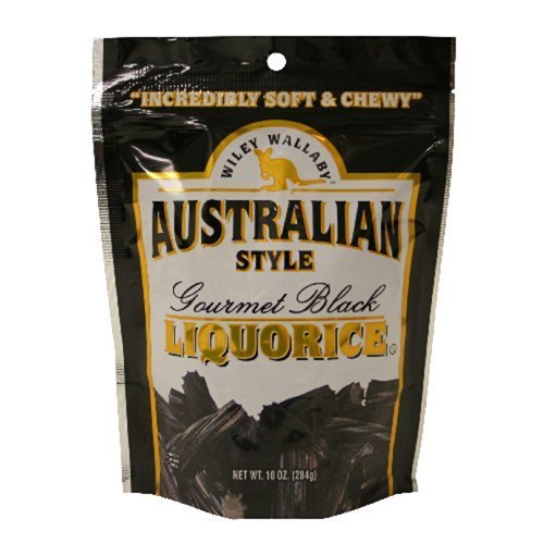 Wiley Wallaby Australian Style Gourmet Black Liquorice 10 ounce (Pack of 3) logo