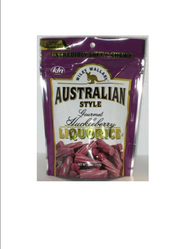 Wiley Wallaby Australian Style Gourmet Liquorice, Huckleberry logo