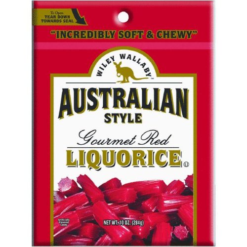 Wiley Wallaby Australian Style Licorice Candy logo