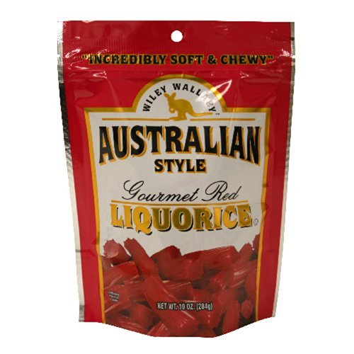 Wiley Wallaby Gourmet Australian Style Liquorice Gourmet Red Liquorice, 10 ounce (Pack of 10) logo