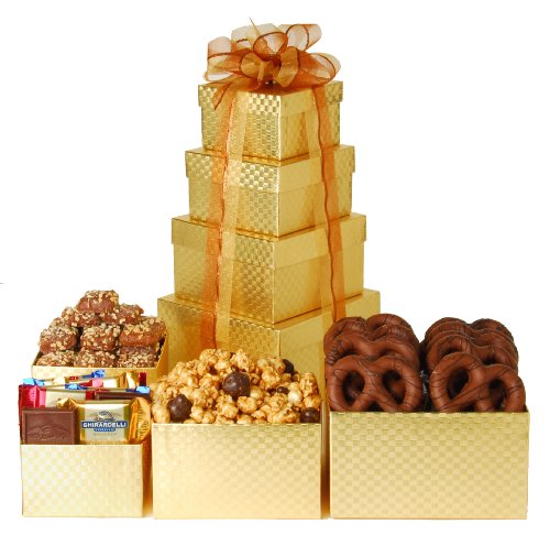 Wine.Com Chocolate Gold Mine Gift Tower logo