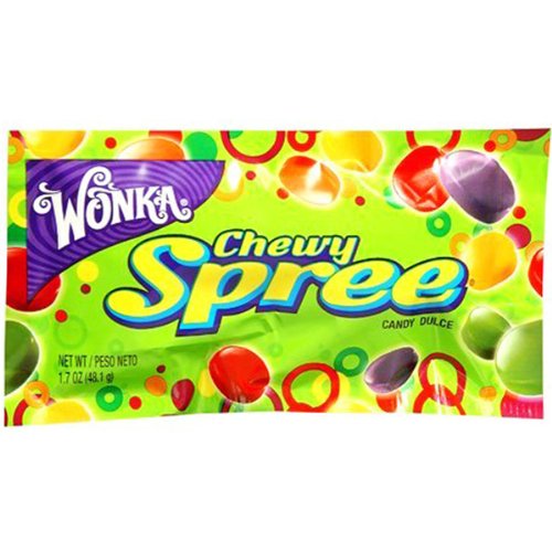 Wonka Chewy Spree Candy, 1.7 ounce Bags (Pack of 24) logo