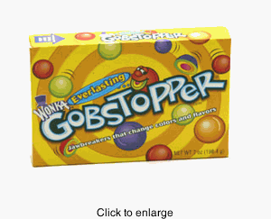 Wonka Everlasting Gobstopper Movie Box 4 Boxes logo