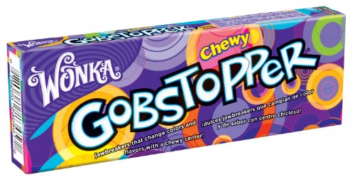 Wonka Gobstopper, Chewy, 1.77 ounce Packets In 24-count Boxes (Pack of 2) logo