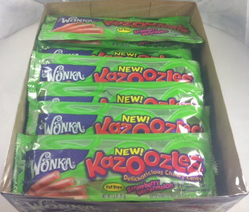 Wonka Kazoozles Rope Strawberry Watermelon, 24- 1.8oz Packages logo