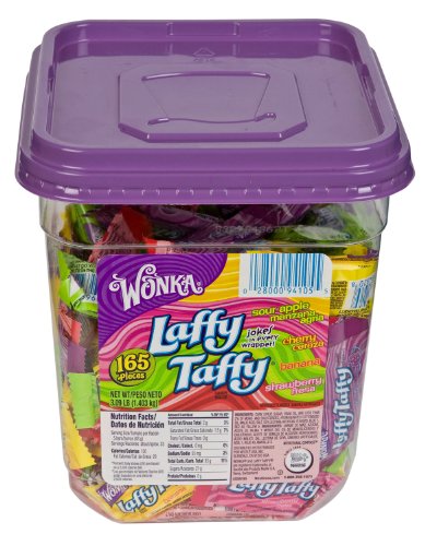 Wonka Laffy Taffy Assorted 165 Pieces, 3.09 Lb. logo