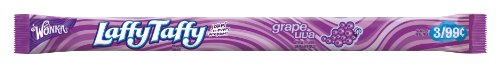 Wonka Laffy Taffy Rope, Grape, 0.81 ounce Packages (Pack of 96) logo