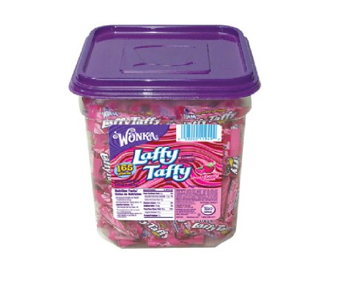 Wonka Laffy Taffy Strawberry, 165-count Tub logo