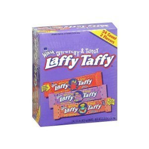 Wonka Laffy Taffy Stretchy & Tangy Variety Box, 24-count, 1.5 ounce Boxes (packaging May Vary) logo