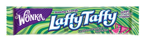 Wonka Laffy Taffy, Watermelon, 1.5 ounce Packets (Pack of 36) logo