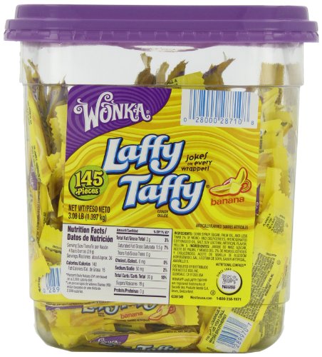 Wonka Laffy Taffyjar, Banana, 145-count logo