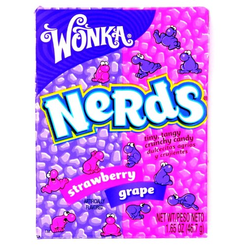 Wonka Nerds Grape Strawberry Candies – 1.6 Oz Each X 36 Per Pack logo