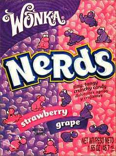 Wonka Nerds Grape/strawberry 24ct Box logo