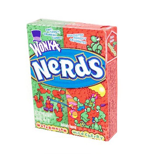 Wonka Nerds Watermelon/wild Cherry 1.65 Oz 36ct logo