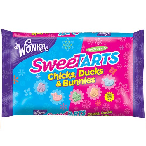 Wonka, Sweetarts Chicks Ducks and Bunnies, 12oz Bag (Pack of 4) logo