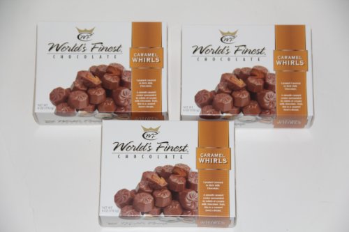 World’s Finest Chocolate – Caramel Whirls – 3 Pack, 6oz logo