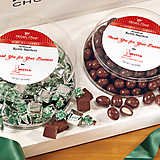 World’s Finest Chocolate Regal Duo: Mint Meltaway (1lb) & Milk Chocolate-covered Almonds (1 Lb) logo