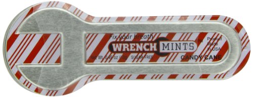 Wrench Mints Candy Cane, 0.45 ounce Tins (Pack of 12) logo