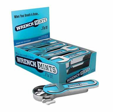 Wrench Mints Sugar-free Peppermint Flavor Individual Pack logo