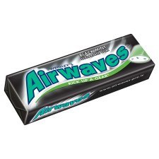 Wrigley Airwaves Black Mint Gum 10 Pellets X 4 logo