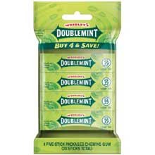 Wrigley Doublemint Gum — 40 Per Case. logo