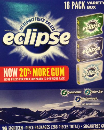 Wrigley Eclipse 16 Pack Variety Box logo