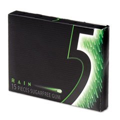 Wrigley’s ‘5’ 15 Stick Sugar-free Gum, Spearmint, 3/pack logo