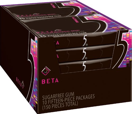 Wrigley’s 5 Beta Sugarfree Gum 10 Packs logo